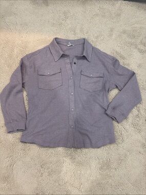 Button down light purple shirt